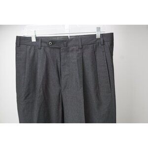 Incotex Dark Gray Wool Mens Dress Pants Trousers Sz 58 EU Brand NEW